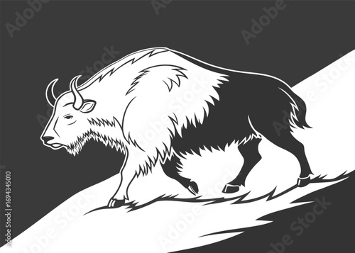 black polar bear