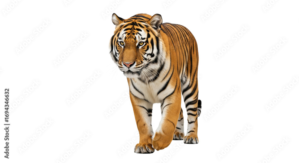 Obraz premium Tiger transparent PNG background