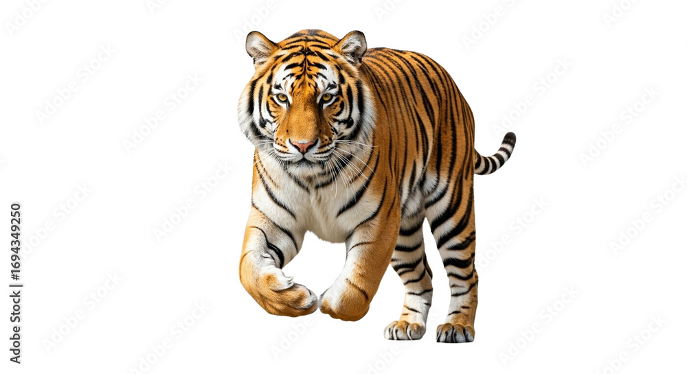 Fototapeta premium Tiger transparent PNG background