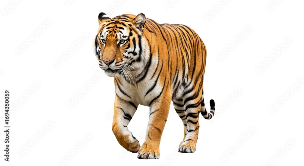Obraz premium Tiger transparent PNG background