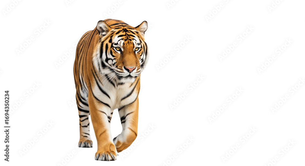 Obraz premium Tiger transparent PNG background
