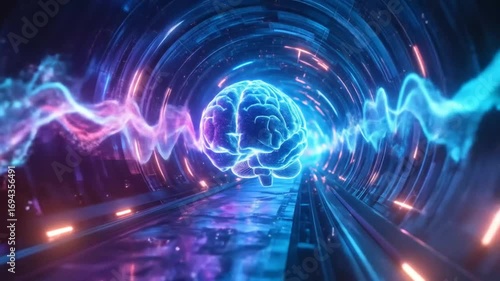 Brainwave Tunnel - A Journey Through the Minds Electric Landscape.