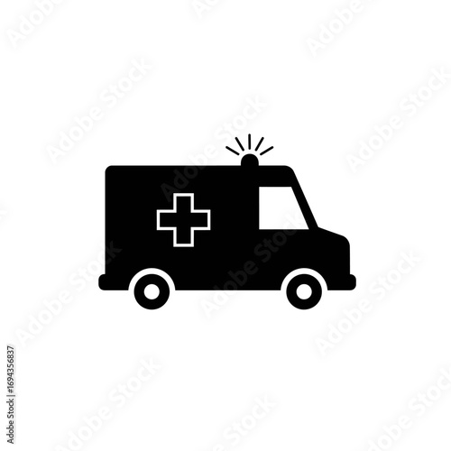 A simple black and white graphic illustration of a heart with a cardiogram line inside, symbolizing health and life