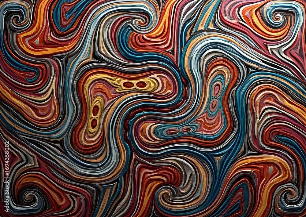Fototapeta premium Abstract Fluid Dynamics