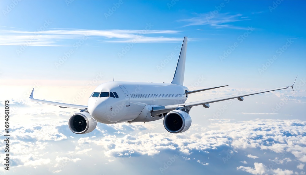 Obraz premium airplane in the sky