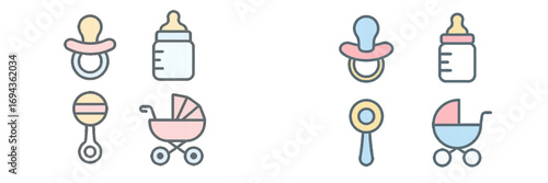Baby Care Essentials: Pacifiers, Bottles, Rattles, and Strollers