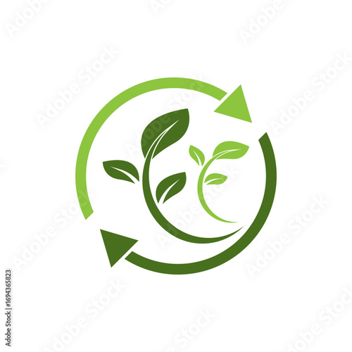 Circular Eco Harmony Logo