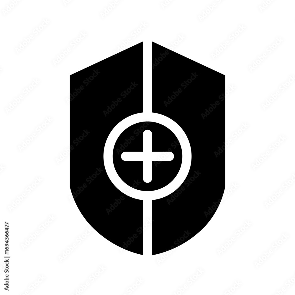 Fototapeta premium protection glyph icon
