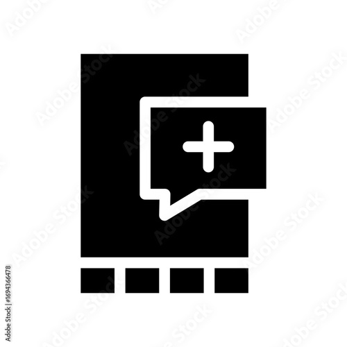 message glyph icon