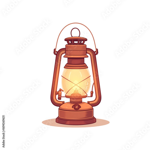 vintage oil lamp
