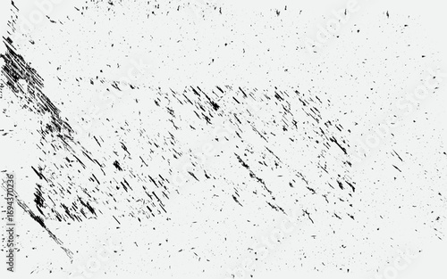 Monochrome grunge pattern with scattered scratches and distressed details. A bold and artistic texture perfect for modern and vintage graphic design.