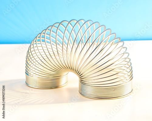 blue spiral string