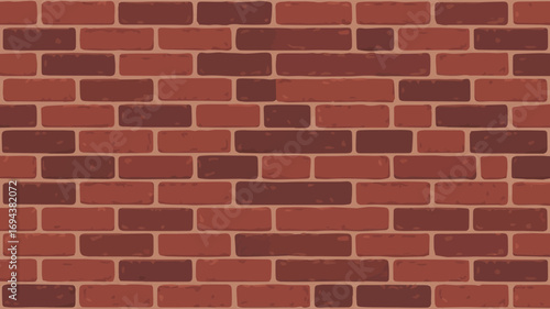 Create a kinds of deferent Brick wall background, red brick texture seamless pattern vector art with white background.