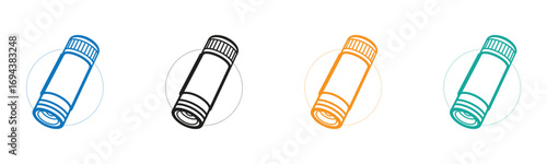 Lip balm icons offer protection and healing for dry lips,
