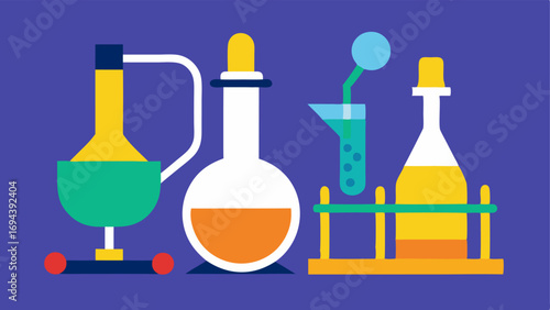 Adaptive Chemistry Set A chemistry lab with specially designed bottles and beakers that are easy to grip and pour for students with limited hand mobility.