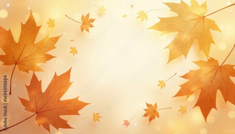 Fototapeta premium Maple Leaves Background