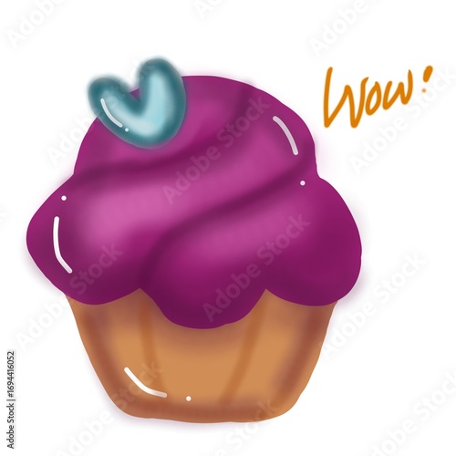 Purple Cupcake Delight, the sweetness is to make wow !!!
