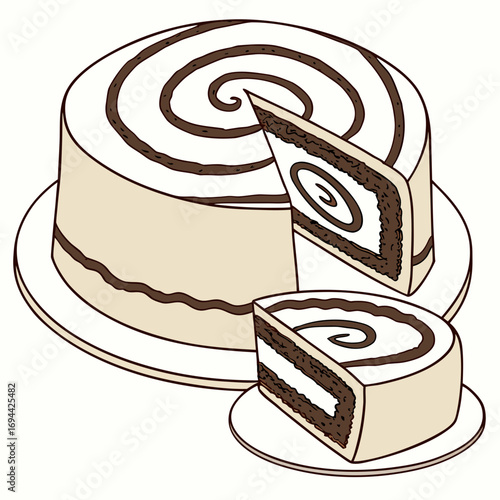 Delicious Chocolate Swirl Cake A Delightful Treat for Any Occasion