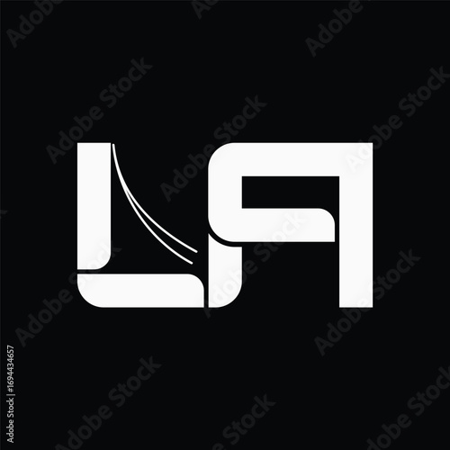 Initial letter UP logo design 
