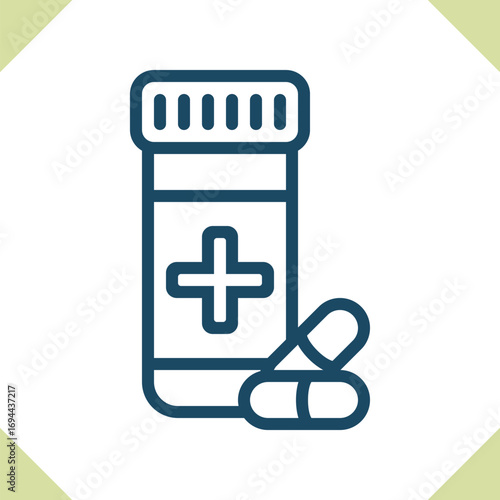 Pill Bottle Icon
