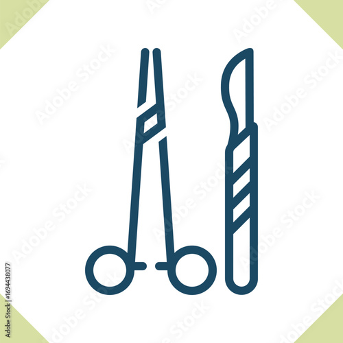Surgical Instruments Icon