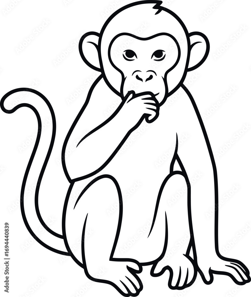 Fototapeta premium Moon Moth Vector Illustration