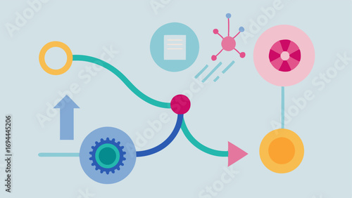 Blocking Cancer Pathways An infographic highlighting specific signaling pathways in cancer with a blockade symbol representing how therapy can interrupt tumor growth signals.
