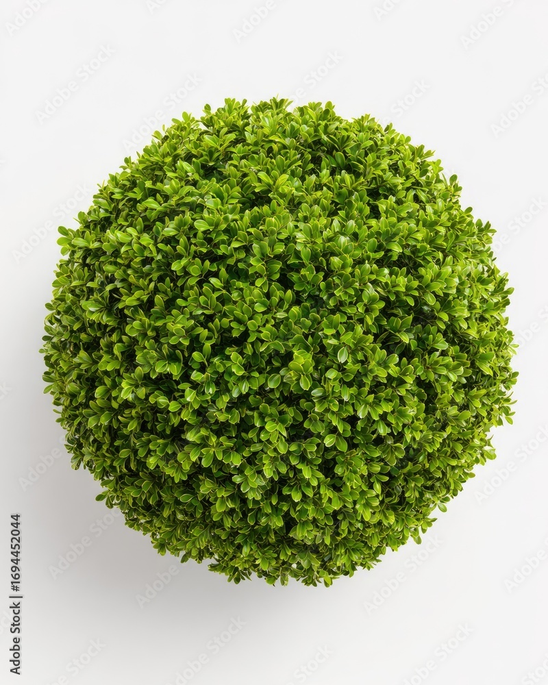 Fototapeta premium Round green plant, top view (1)