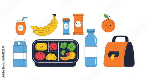 Healthy lunch box food ideas for kids school snacks and drinks