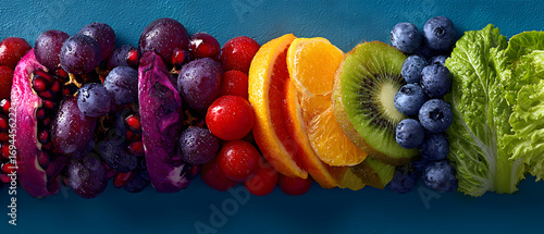 Fototapeta Naklejka Na Ścianę i Meble -  Colorful tropical fruits