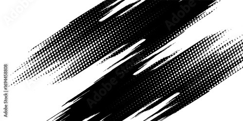 Abstract speed line style dark blue halftone banner design template. Elegant vector illustration. modern. eps10