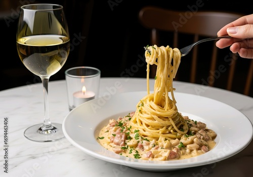 Perfect Carbonara: A Delicious Italian Dinner