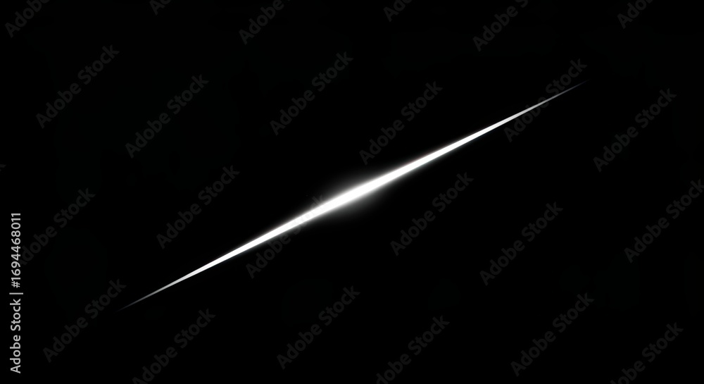 Bright White Light Ray on Black Background Abstract Bright White Light Ray on Black Background Abstract