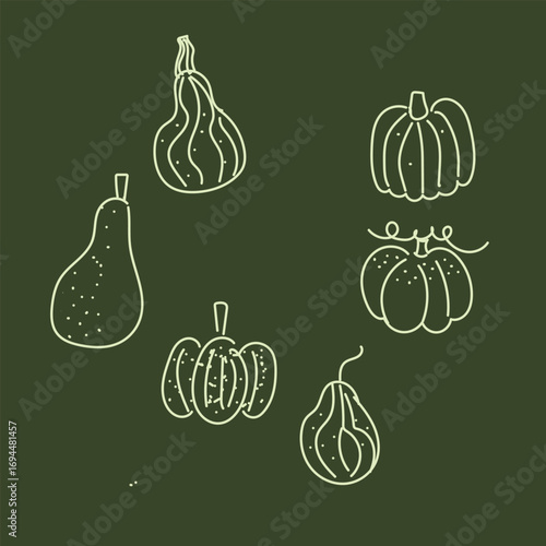 autumn vibe themed cute drawings
