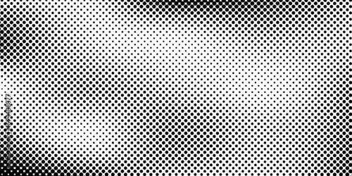 Grunge halftone black dots texture background