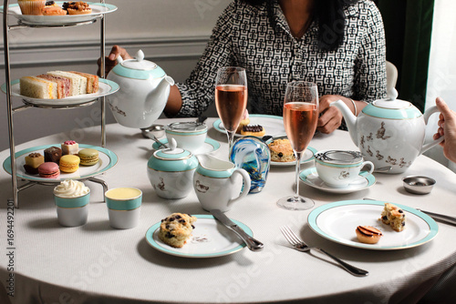 Wallpaper Mural High English Tea Service with Finger Foods Torontodigital.ca