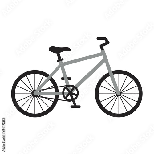 bicycle isolated on white