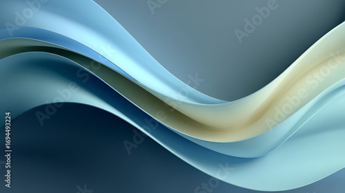create a LinkedIn cover image with abstract, flowing lines in soft blue and grey tones, representing connection and fluidity. Clean and minimalistic design 13480315 1