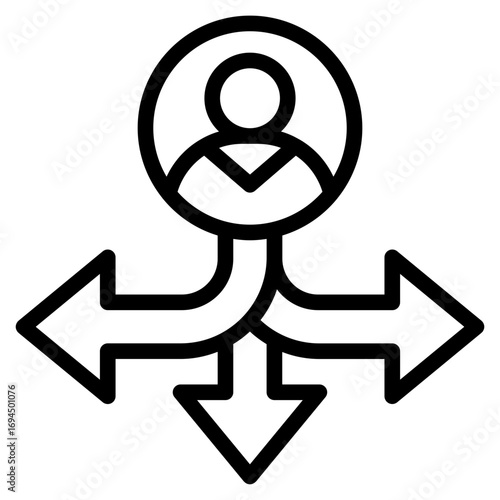 Guidance icon vector illustration