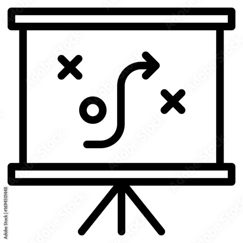 Strategy icon vector illustration