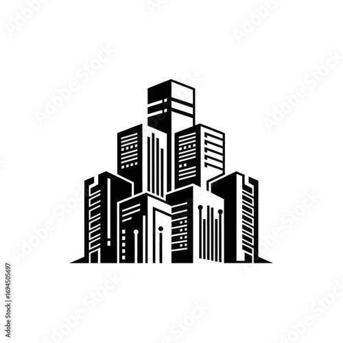 Cityscape Skyline Urban Buildings Architecture Design.