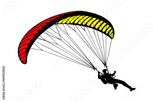 para gladder silhouette