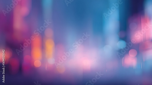 Luxury futuristic neon club blurred glowing holograms, cinematic surreal palette