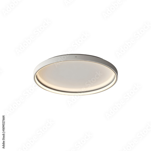 Modern Round LED Ceiling Light Fixture, Minimalist Interior Lighting Design