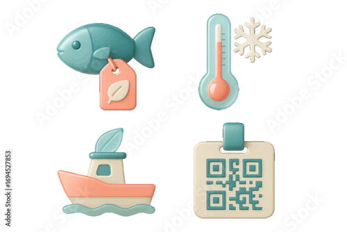 Sustainable seafood production, cold chain logistics, marine transport, and digital traceability in modern supply chain management