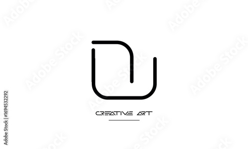 NW, WN, N, W abstract letters logo monogram