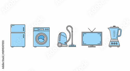 Chef preparing food scenes vector illustrations