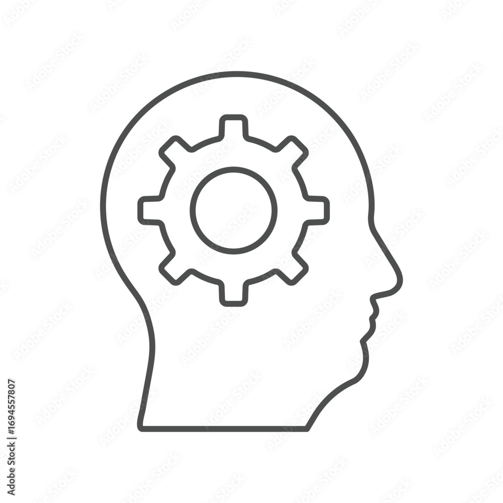 Mental Process thinline icon , vector, pixel perfect, illustrator file
Mental Process thinline icon , vector, pixel perfect, illustrator file