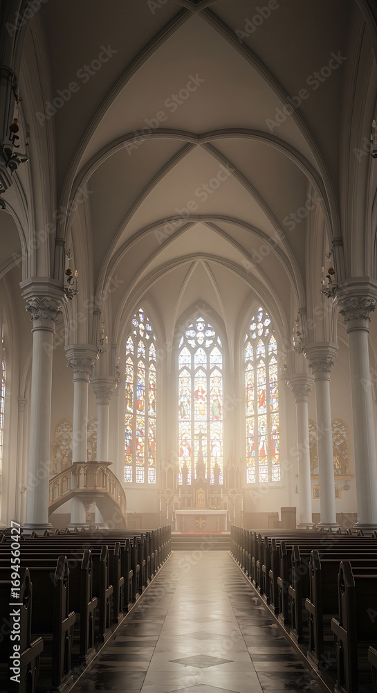Fototapeta premium Sunlit Sanctuary