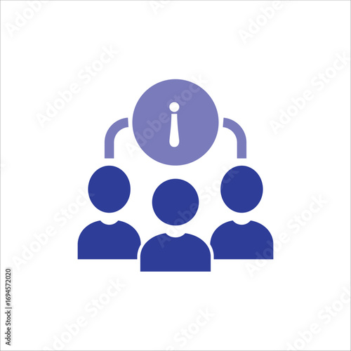 about us icons. simple colored vector illustration